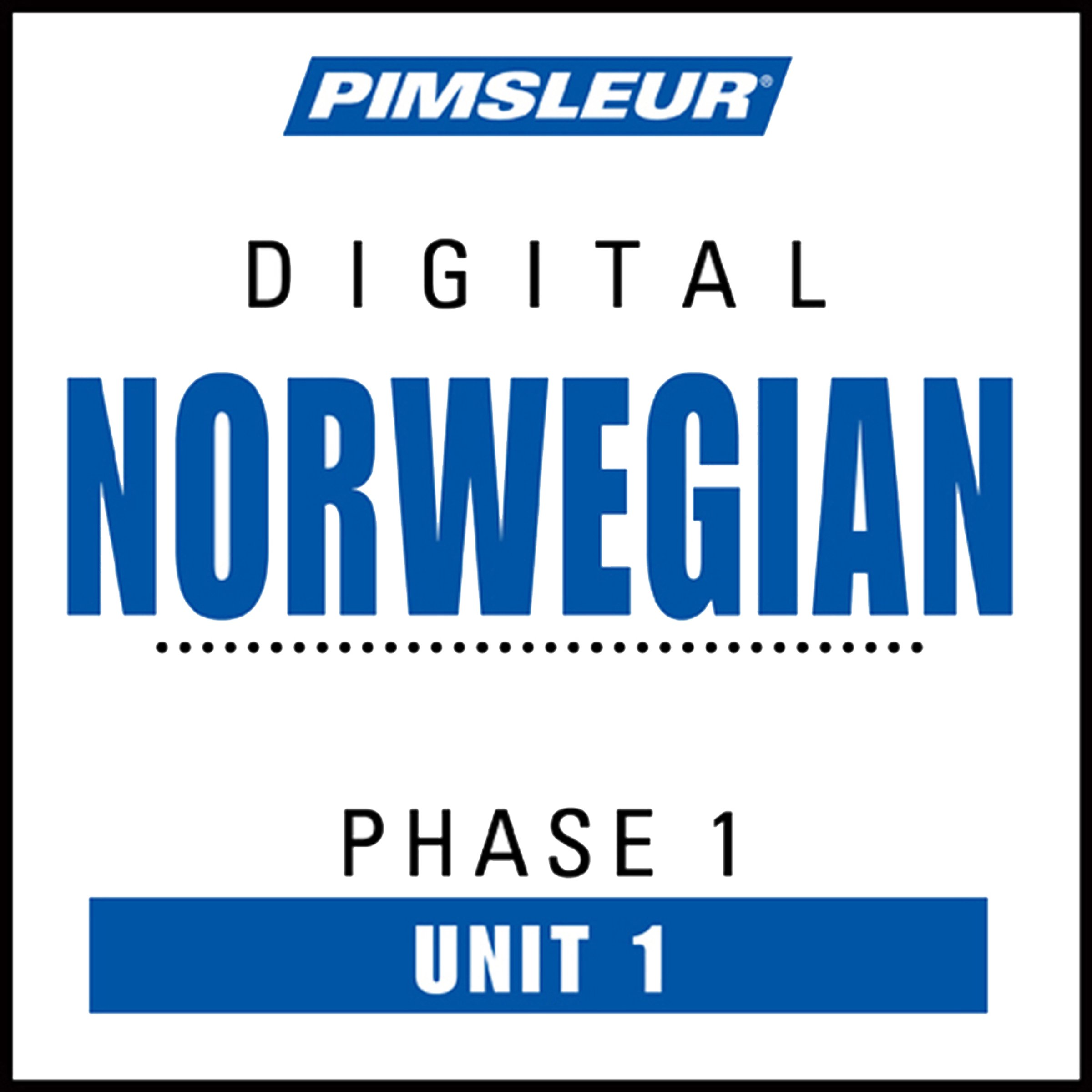 Cover art for Norwegian Phase 1, Unit 01