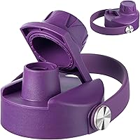 Vista 15 de Tapa para Hydro Flask de 32 40 oz de Boca Ancha, Tapas de Repuesto Compatibles con Botella de Agua Hydro Flask de Boca Ancha, Tapa de Boquilla