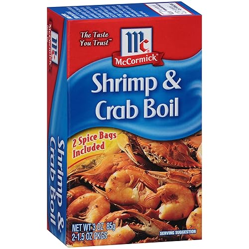 McCormick Golden Dipt Camarones y Cangrejo Hervo, 3 oz (Paquete de 12)