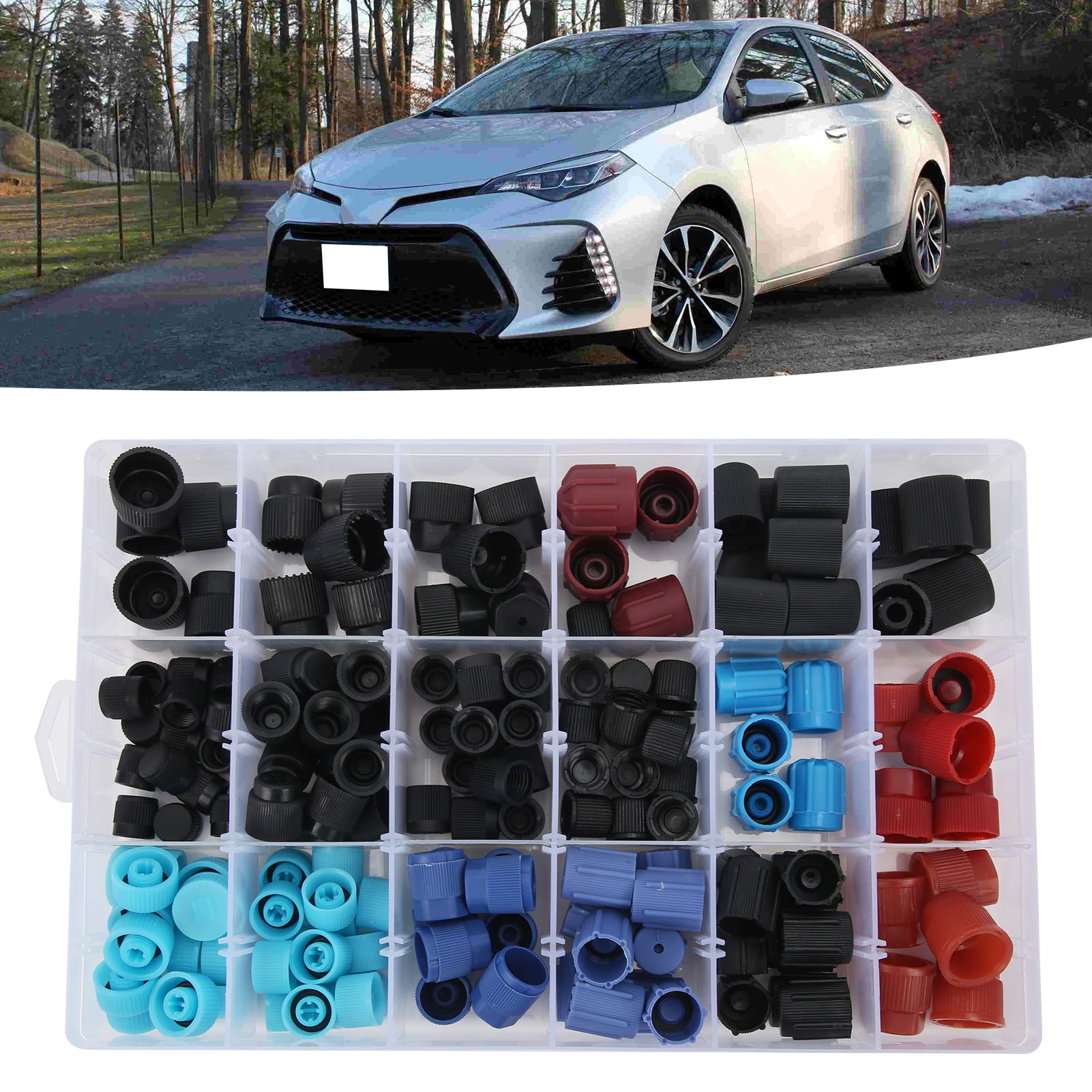 170-teiliges Kfz-Klimaventilkern-Kappen-Set für Auto-Klimaanlage für