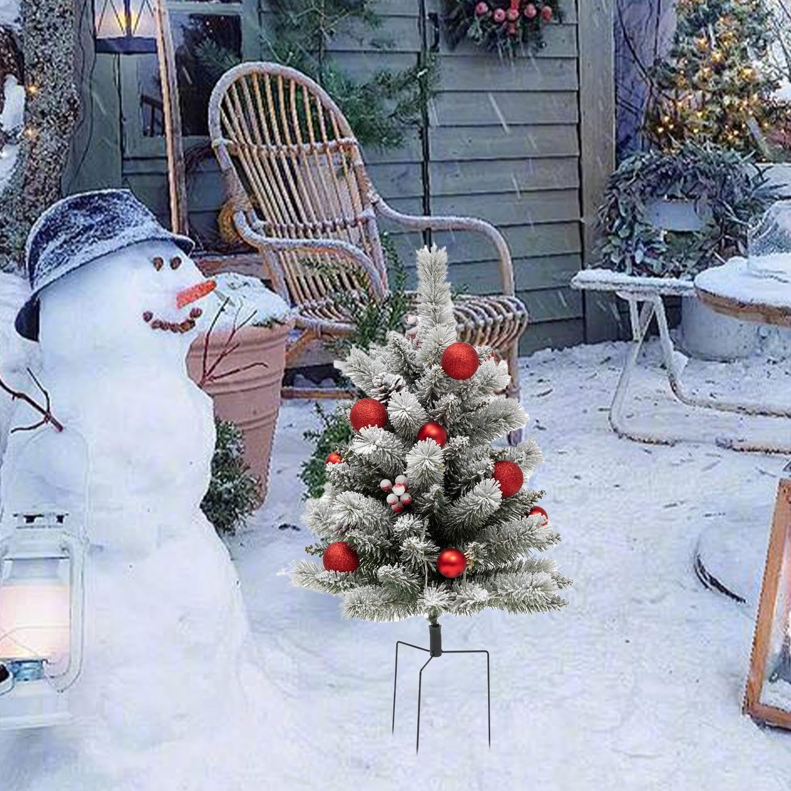 di Natale per giardino, decorazioni luminose, di fissaggio