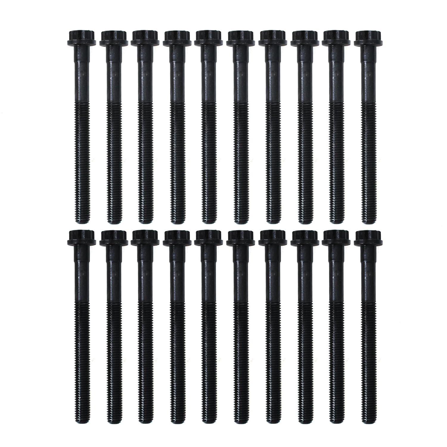 CNS Cylinder Head Bolt Set Compatible with 90-09 Lexus GS/LS/SC 4.0L & 4.3L DOHC V8 32V,"1UZFE, 3UZFE"