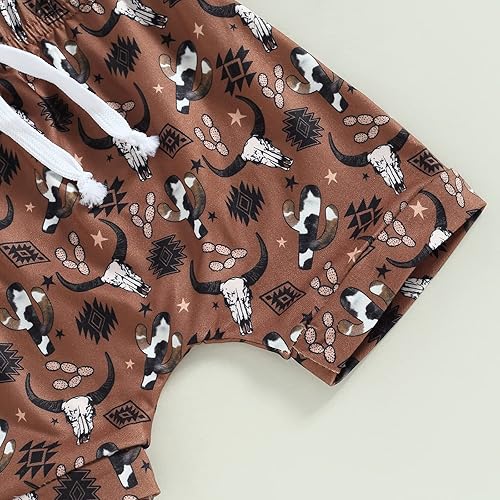 Miniatura 6 de Kupretty Conjunto de ropa de verano para bebé, camiseta de manga corta, pantalones cortos, pantalones cortos, 2 piezas