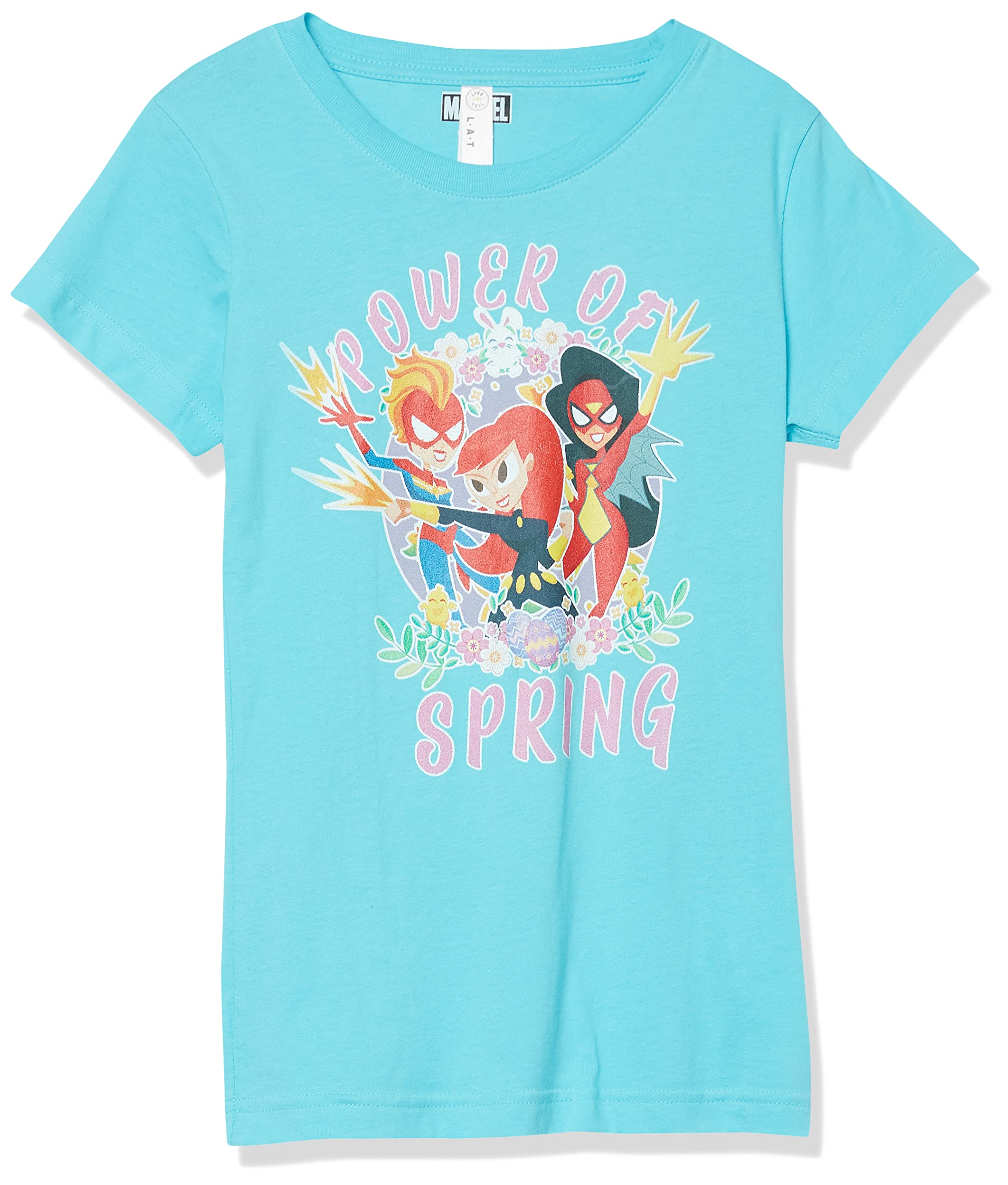 T-shirt Marvel fille idéal pour le parc et l'école style Power of Spring - 3
