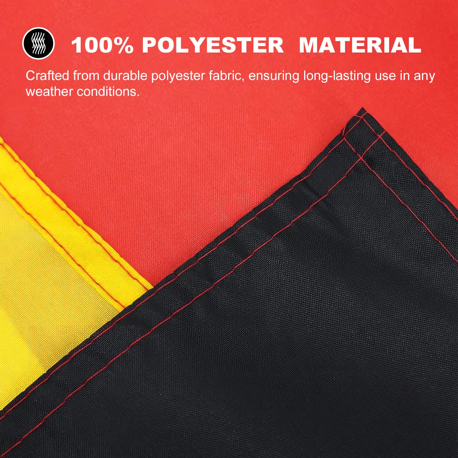 COCOSY 2 Pack Flags -3 x 5 Ft / 90 x 150 cm 100% Polyester Flag with Brass Eyelets - Image 4
