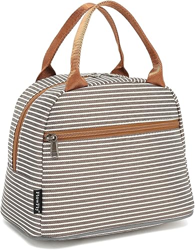 Bolsa de almuerzo Bolsa de asas Organizador de almuerzo Contenedor de almuerzo Bolsa de almuerzo con aislante para mujereshombres