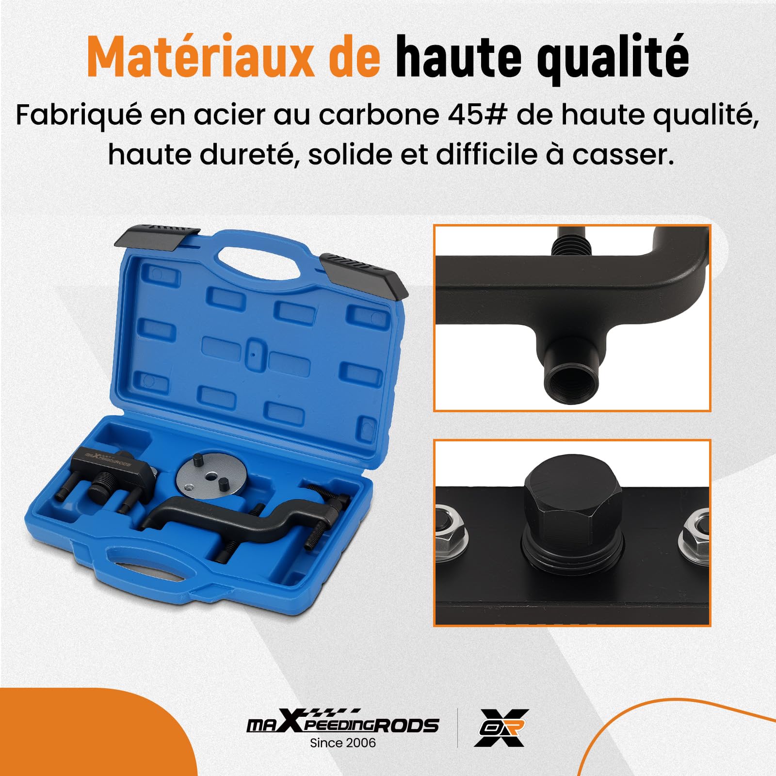 maXpeedingrods Extracteur de moteur Outil de démontage de pompe à eau pour VW T5 Transporter Touareg 2,5 L TDI AXT BAC BLK Moteurs T10221A T10222A T10225A, démontage de pompe à eau