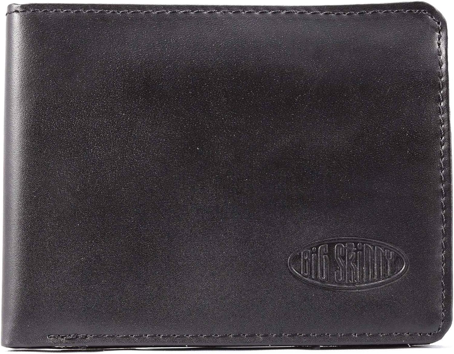Big Skinny Men's L-Fold Passcase Leather Slim Wallet, Holds Up to 30 Cards - Image 2