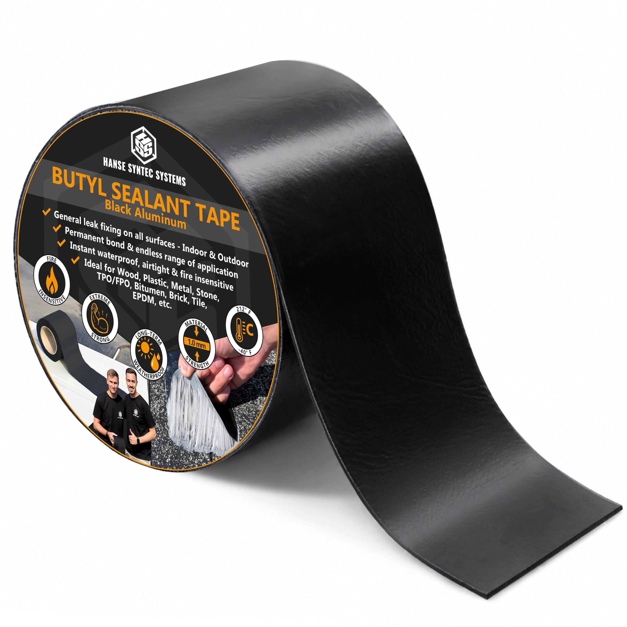 HSS Butyl Sealant Tape - 4 Inch x 50 Feet -8