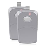 2X Multicode Linear 308911, 10 Dip Switch Gate Opener Remote 300MHz, Multi Code Garage Door Opener Remote, 3-Year-Warranty