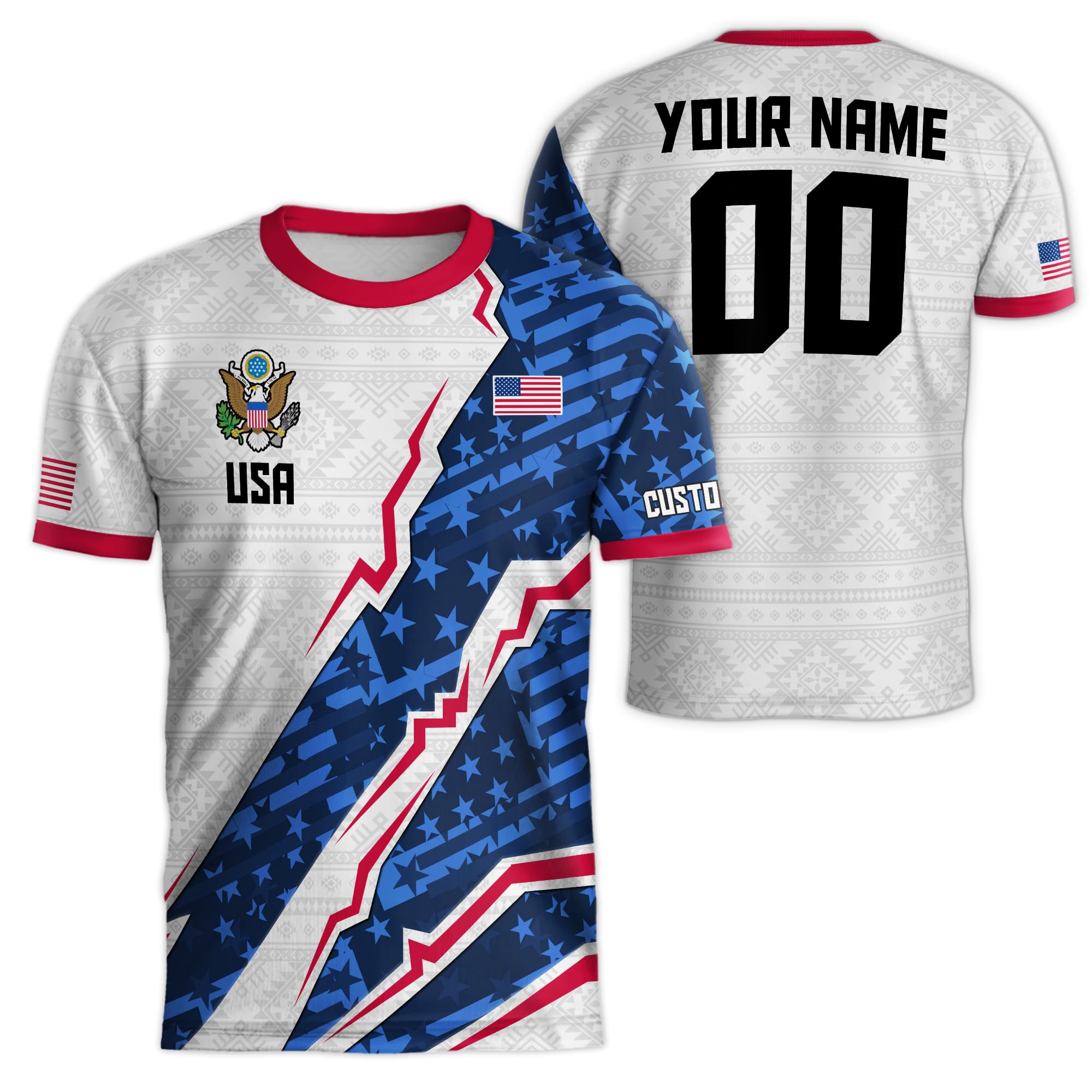 BUTILY Personalized Soccer Jersey - Men's & Kids' Team USA Sports Fan Jerseys 2