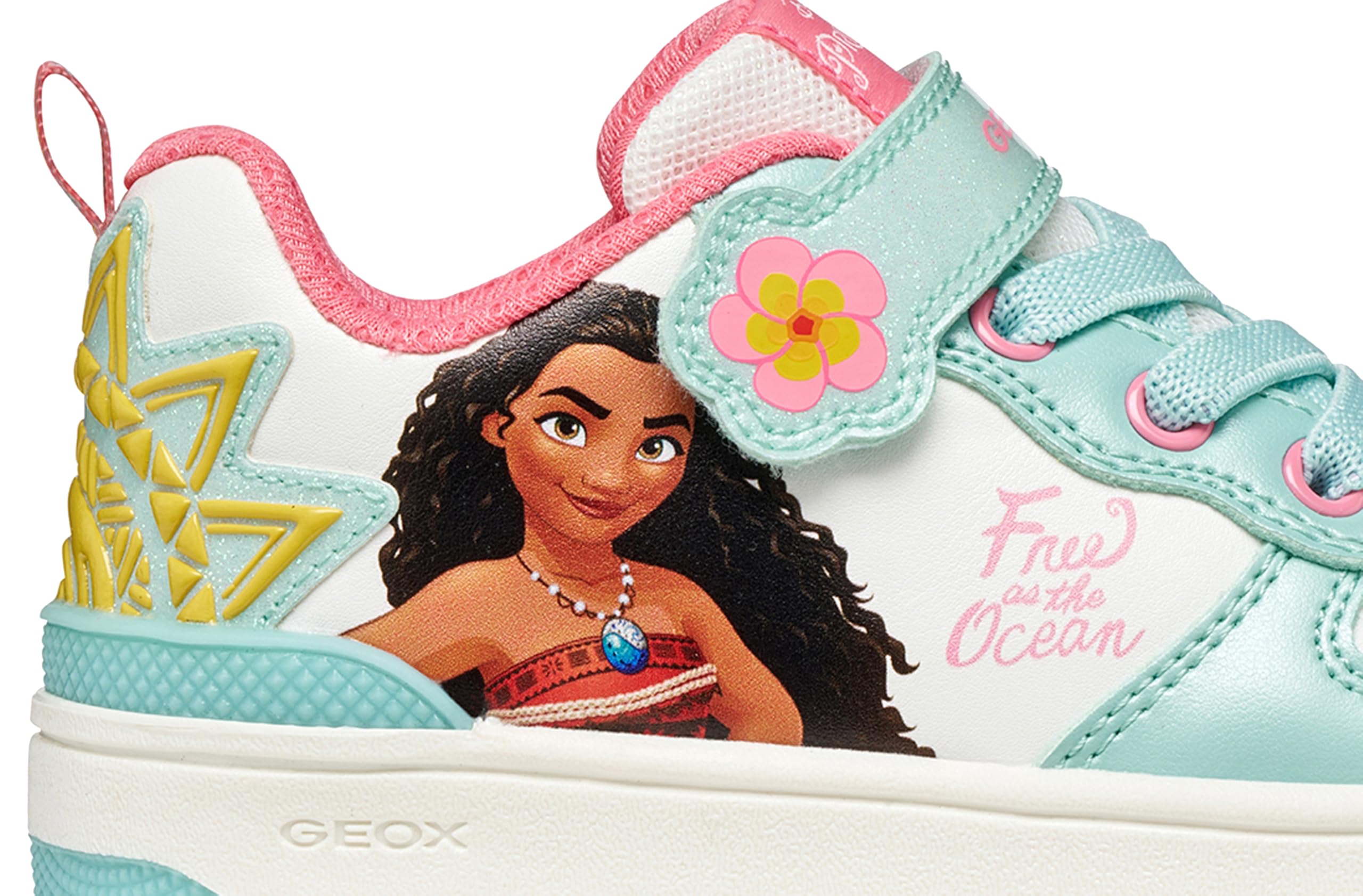 Geox J Washiba Girl C, Scarpe da Ginnastica Bambine e Ragazze