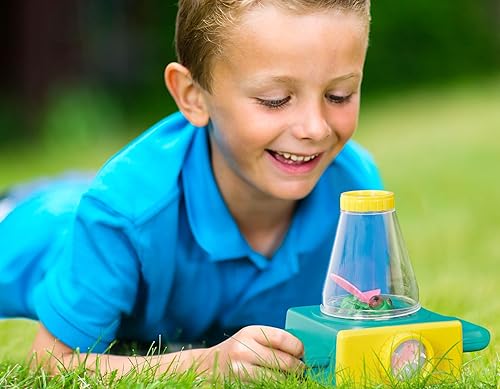 Miniatura 7 de B. Toys - Microscopio de doble cara - Microscopio deportivo y exterior para niños - Microscopio de doble cara - Juguetes científicos - 3 insectos de