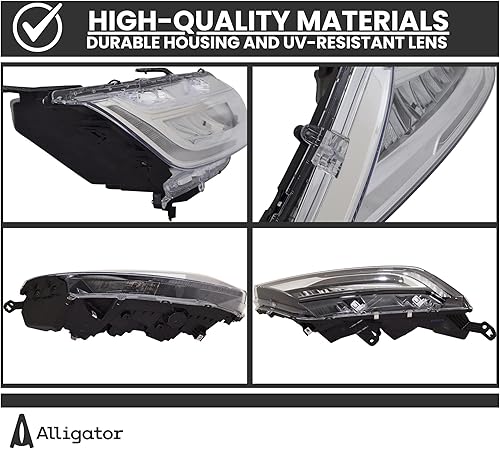 Miniatura 6 de Conjunto de faros delanteros compatible con Honda Odyssey 2018 2019 2020 Elite, Touring Mini Pasajero Van DerechoLado del Pasajero Certificado CAPA