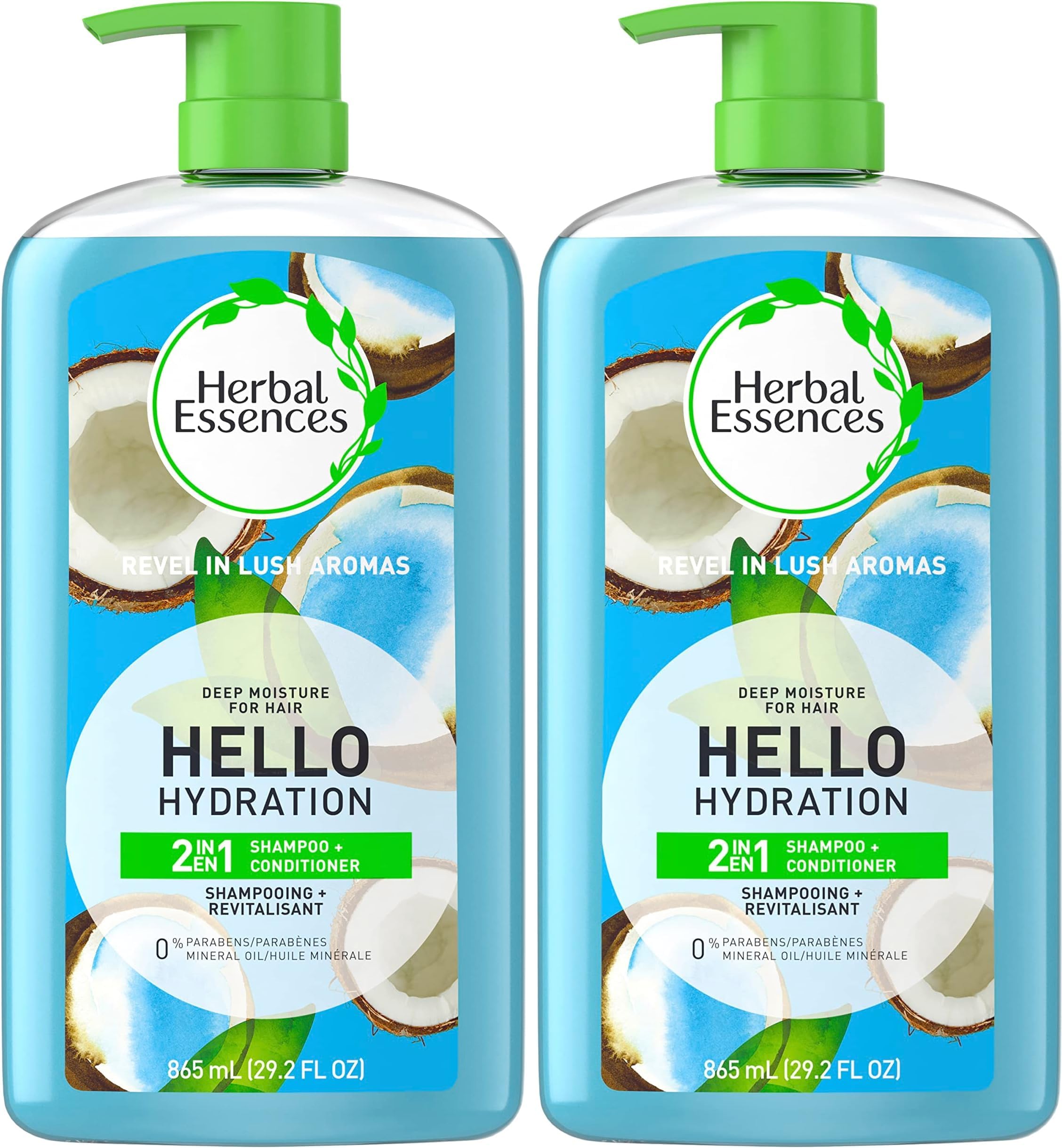 Hello hydration 2in1 shampoo conditioner, 29.2 Fl Oz (Pack of 2)