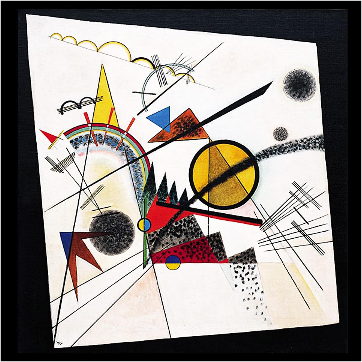 in The Black Square Artist Wassily Kandinsky Counted Cross Stitch Pattern