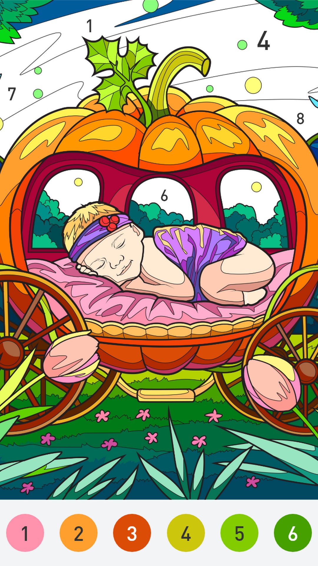 Paint & Color By Number; Easy Breezy for