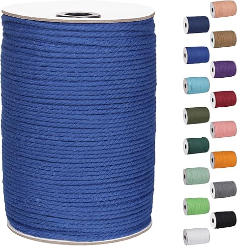 Miniatura 49 de NOANTA - Cuerda de macramé color verde aguacate, 2 mm x 220 yardas, cuerda de algodón colorido para colgar en la pared, ganchos de plantas