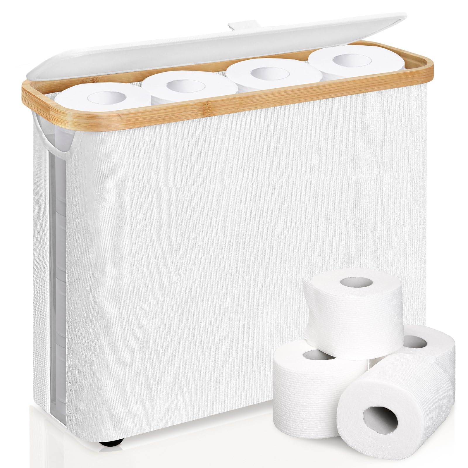 Toilettenpapier Aufbewahrung Korb mit Deckel und Griff,