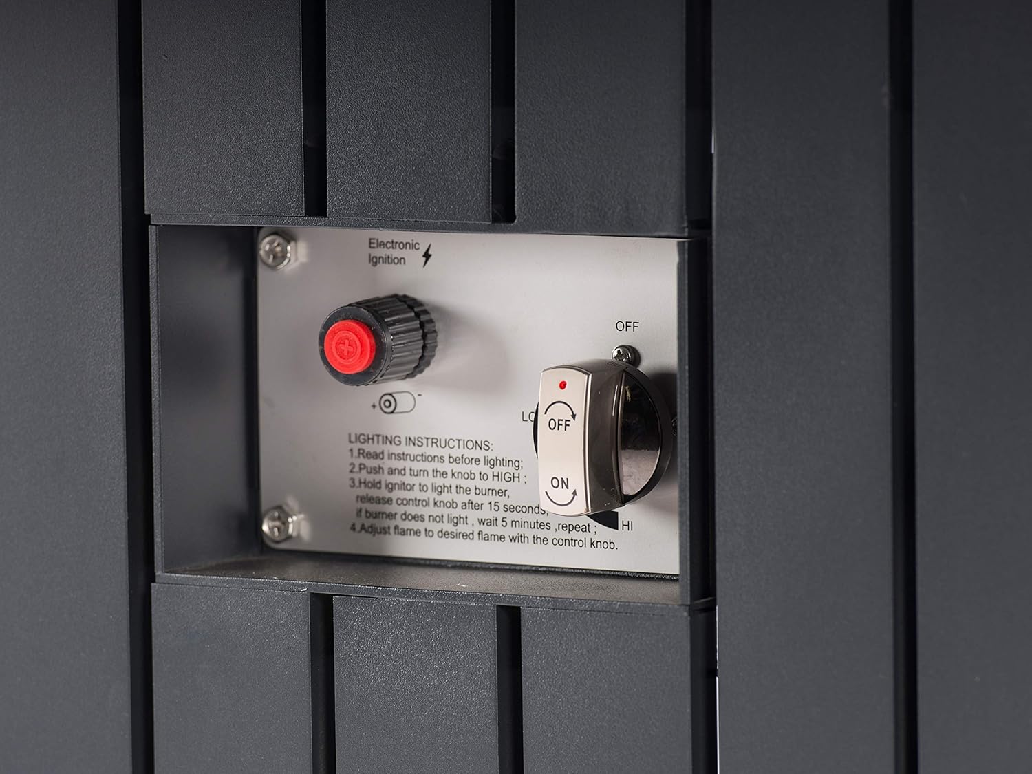 43" Classic Black Square Outdoor Propane Fire Pit Table, Easy to Operate Electrical Ignition - Fire Glass, Lid, and Cover Included