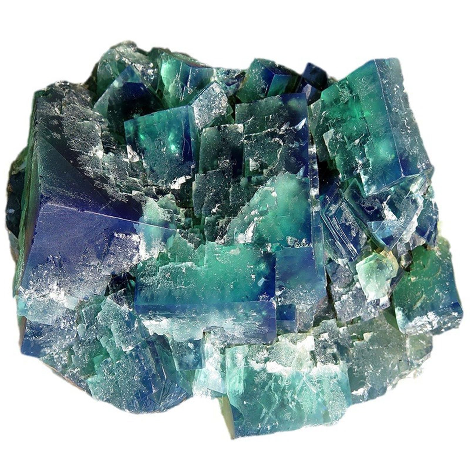 HHCTEBEC Natural Fluorite Raw Crystal Cluster Geode, Irregular Mineral Specimen Druzy Quartz Healing Anxiety Crystals for Energy, for Collection Reiki Meditation, And Home Decor Wicca,200G