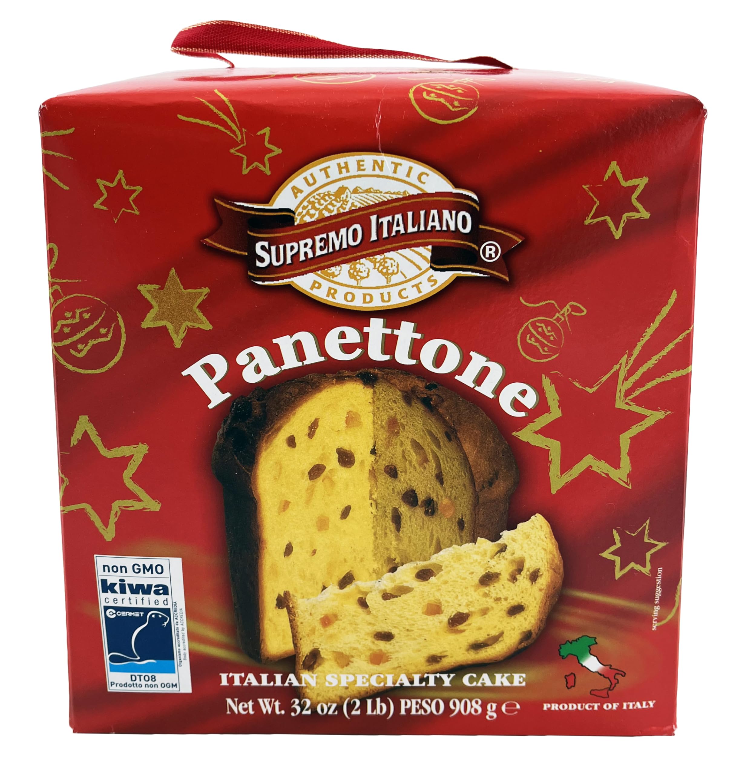 Panettone 2 Pound Thanksgiving Holiday Italian Specialy Cake