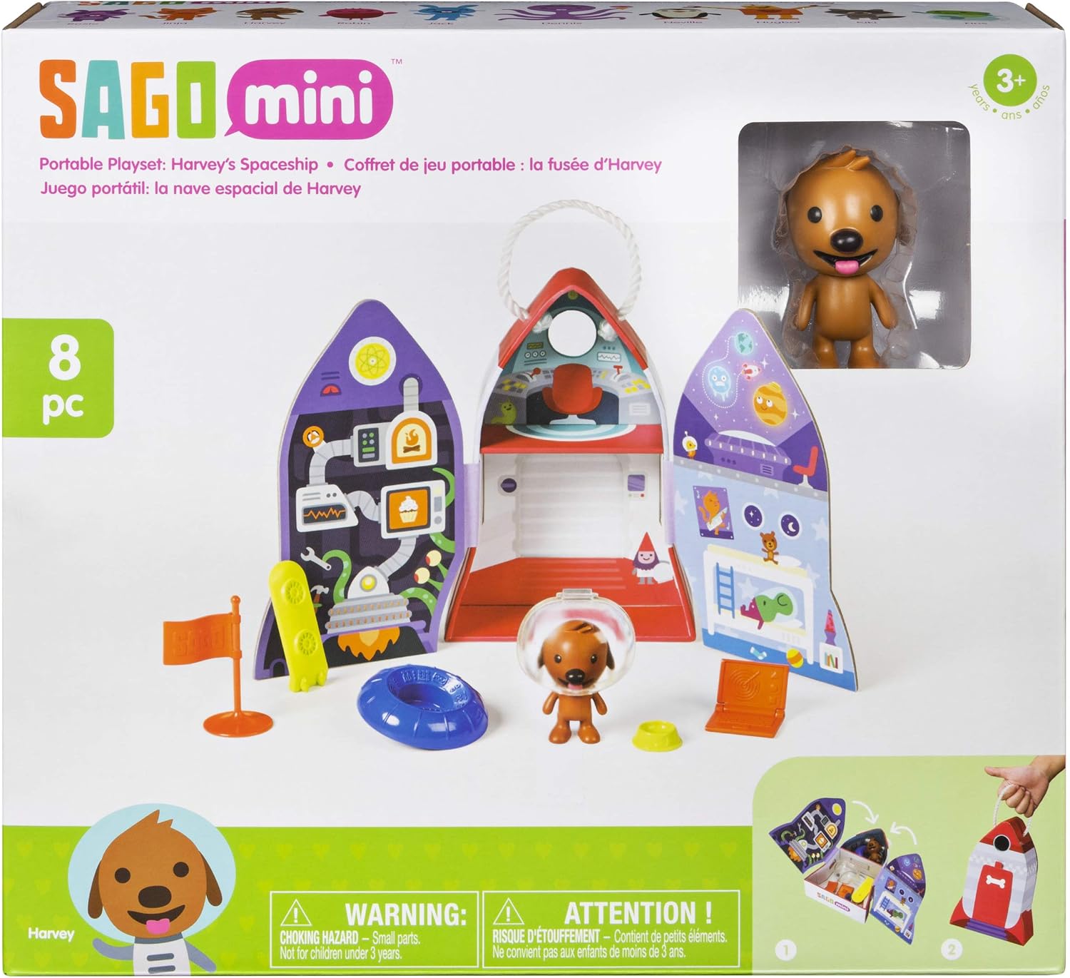 Sago Mini - Portable Playset - Harvey’s Spaceship