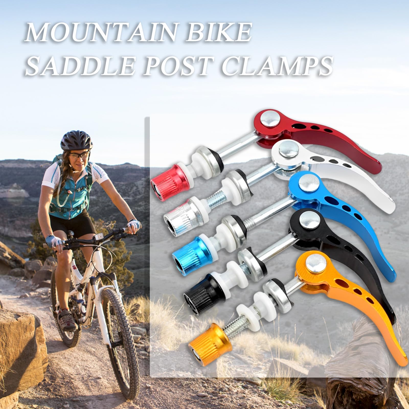 DAZISEN Accessori per Ciclismo - Morsetto Reggisella Adatto per Bicicletta da Montagna Bici da Strada