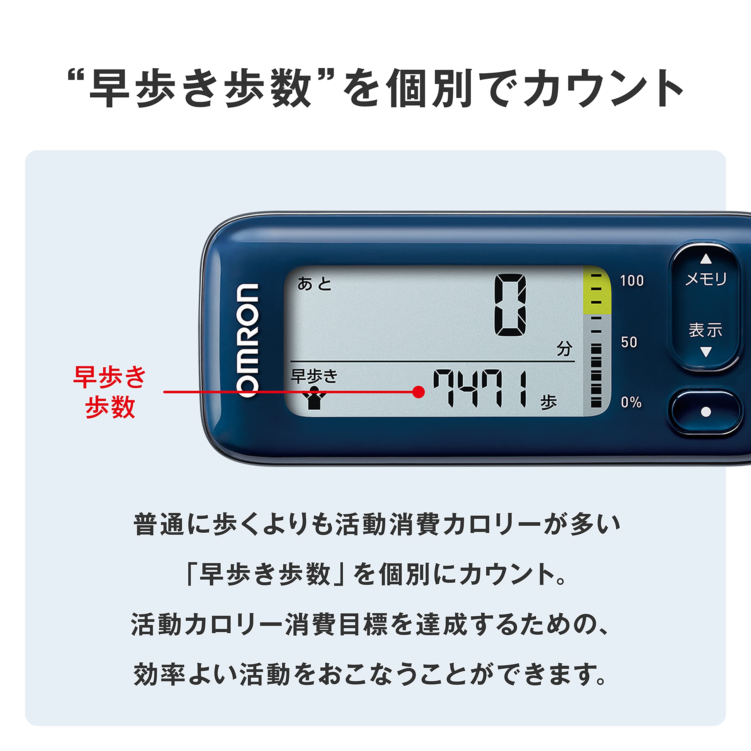 びやま様OMRON HJ-330 歩数計 Amazon | オムロン 活動量計 HJA-330-JDB | Omron | 活動量計