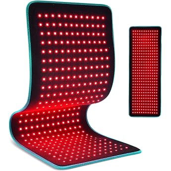 iTHERAU Rotlichtlampe W rmelampe 80x30cm Plus Rotlichtlampe 360 LEDs G rtel 660 nm Rotlicht und 850 nm infrarotlampe zur Entz ndung Schmerzlinderung Muskelgelenk