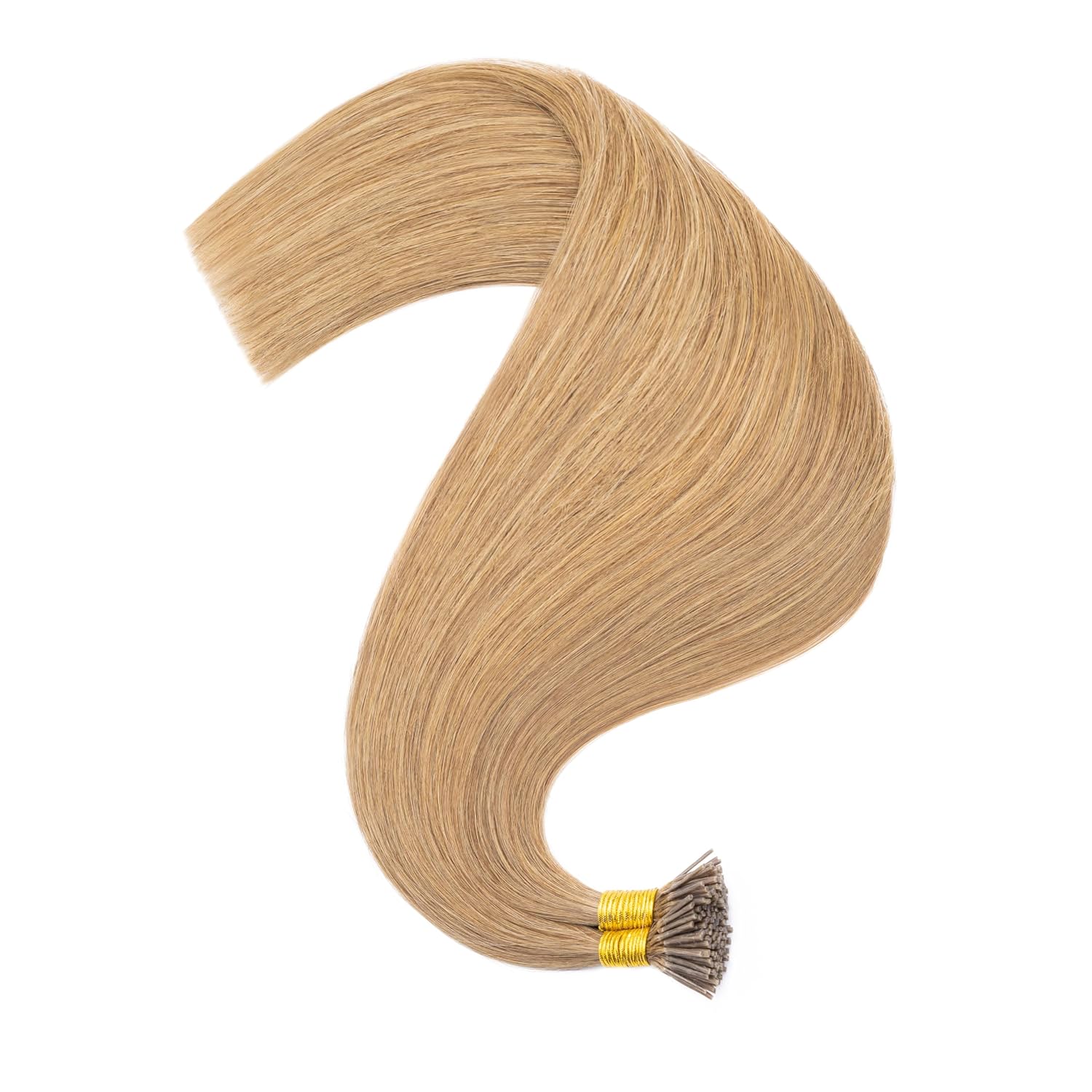 Hairro I Tip Hair Extension 20" 100 Strands 50g #2T6 Dark Brown Ombre Light Brown