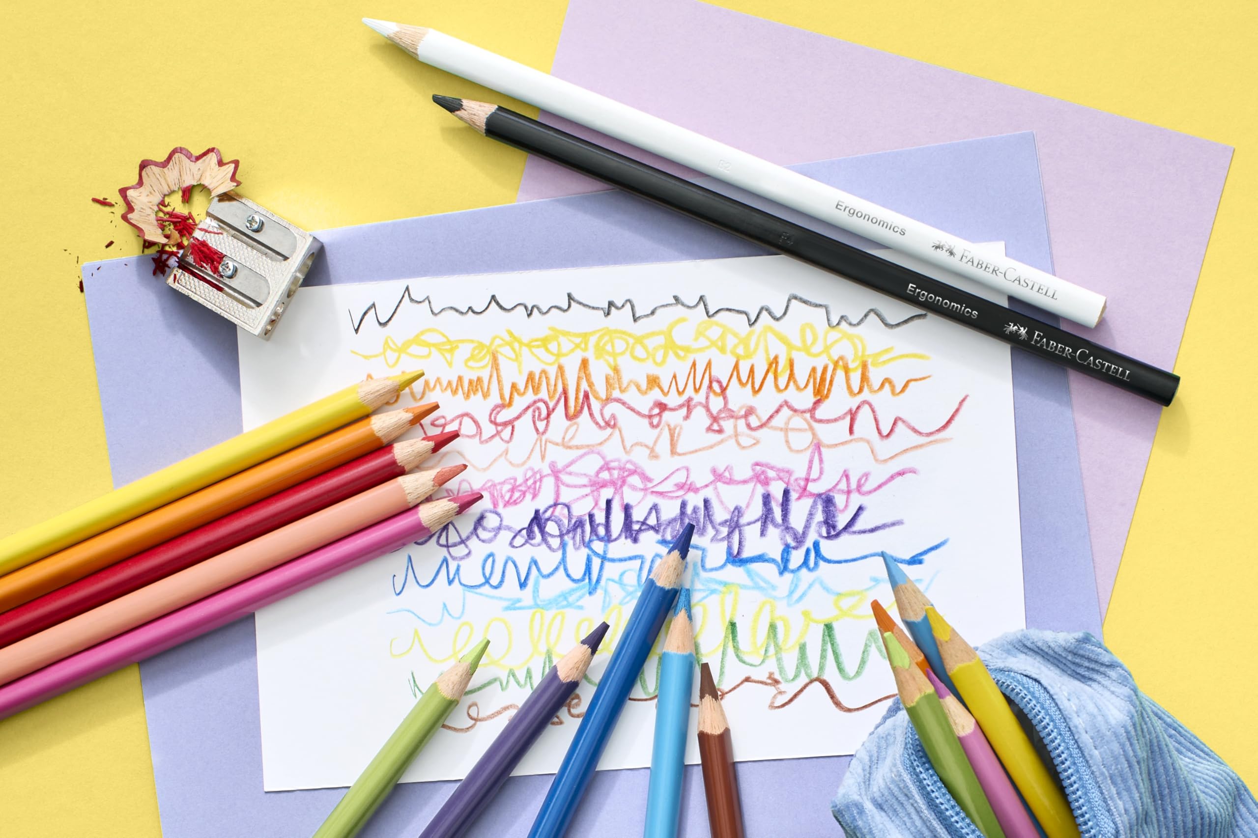 Faber-Castell 116512 Kredki Ołówkowe, Wielokolorowy, 12 Szt.