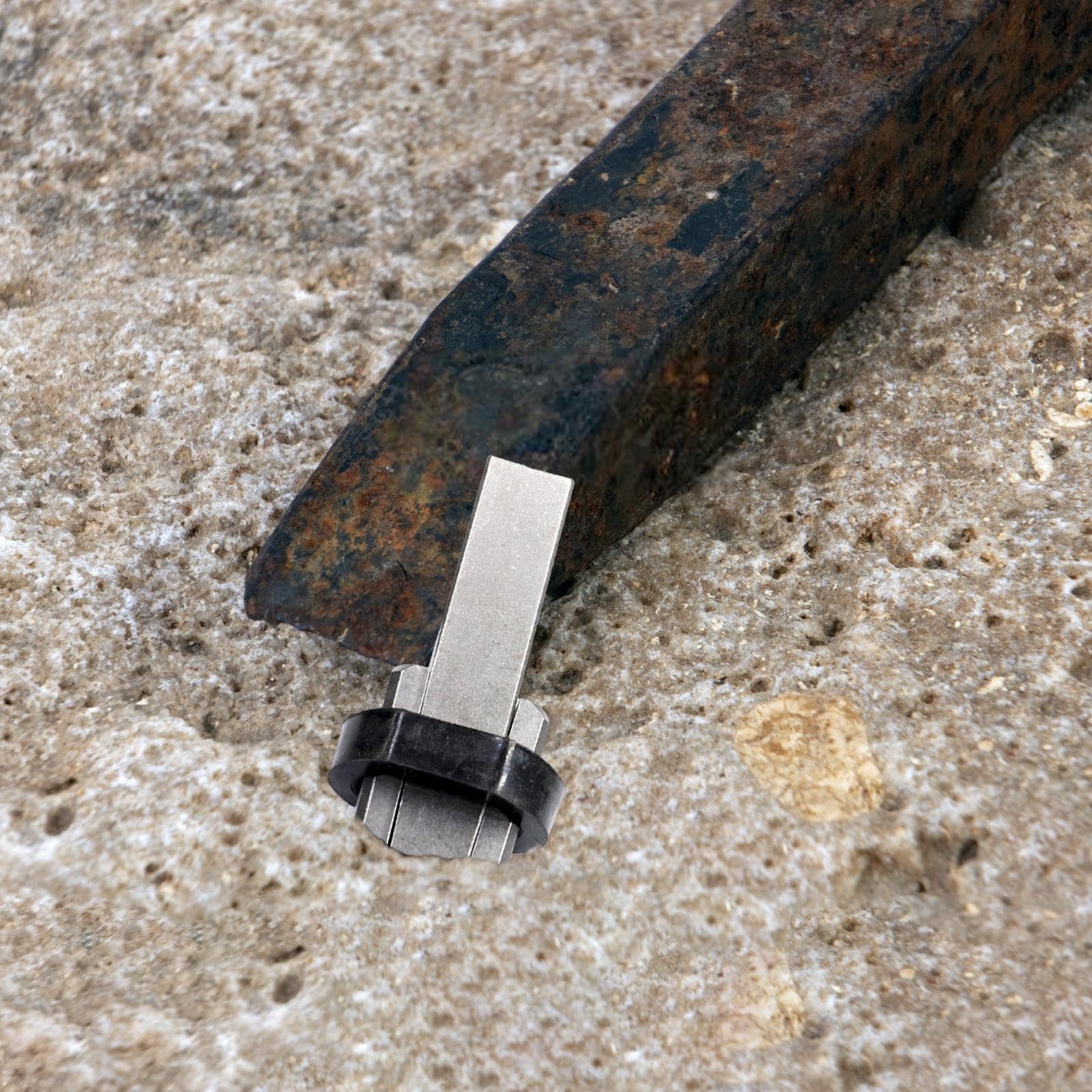 Cuñas para partir piedras - Cuña para piedras de alta resistencia, herramientas para partir piedras Granitos | Cortador de piedra con cabeza de diamante, cincel en, cuña para cantera, cantos