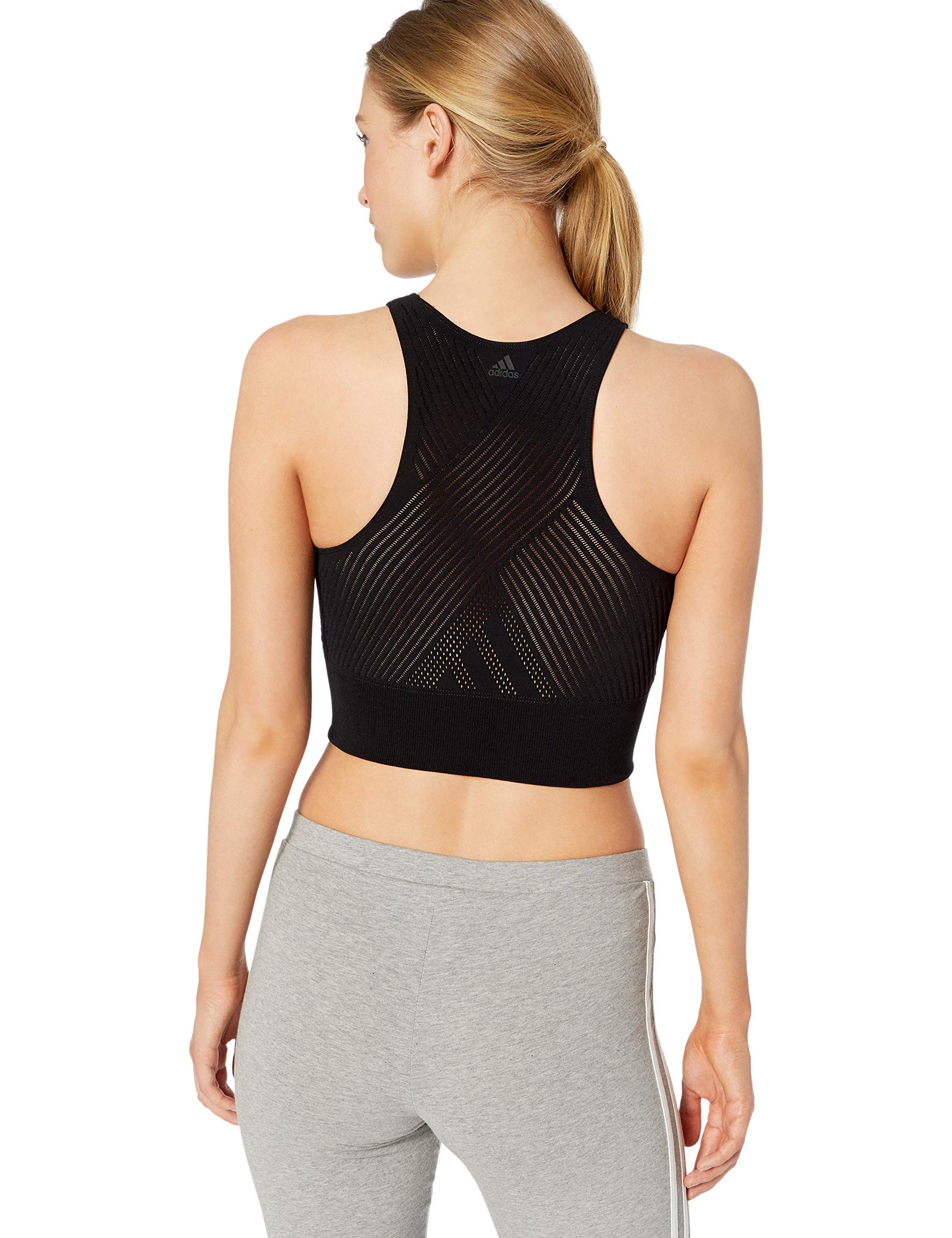 adidas Warpknit Crop Trop Top Corto Mujer