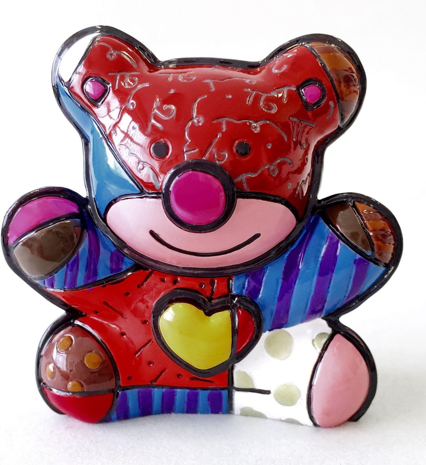 Romero Britto - Miniature Collection - Love Bear