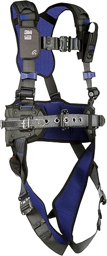 Miniatura 3 de 3M 1113195 DBI-SALA ExoFit X300 Arnés de seguridad minera cómodo, protección contra caídas, anillo en D trasero de aluminio ligero, bloqueo