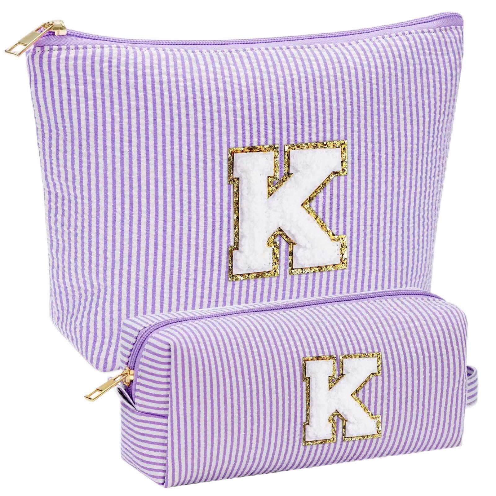 YOOLIFE Geschenk Mädchen Damen - Kosmetiktasche Damen Reise Make up Tasche Schminktasche Mädchen mit Buchstaben, Geburtstagsgeschenk für Frauen Teenager Mädchen Freundin Schwester Mama