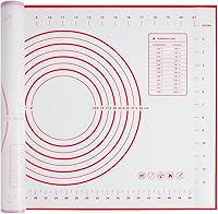 Sifniea Silicone Baking Mat 16x24 Inch - Non-Slip Non-Stick Pastry Mat with Measurements for Dough Rolling, Pie Crust, Fondant
