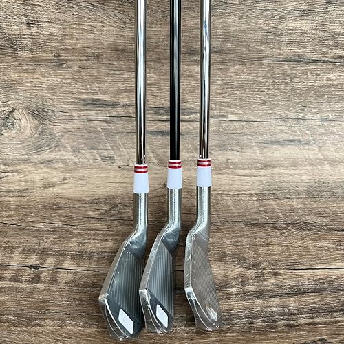 Miniatura 98 de SummerHouse Casquillos de hierro de golf multianillo compatibles con eje de acero cónico de 0.355 '' y eje paralelo de 0.370 '' Verde con 4 blancos