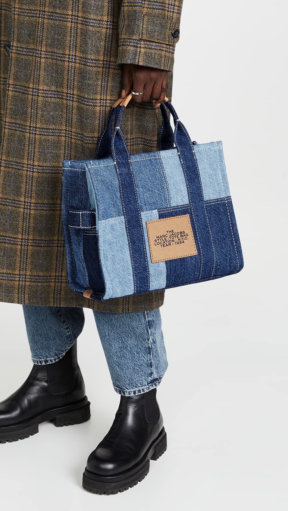 MARC JACOBS H017M06FA21-422 THE MEDIUM TOTE Bag Damen BLUE DENIM Größe ONE SIZE