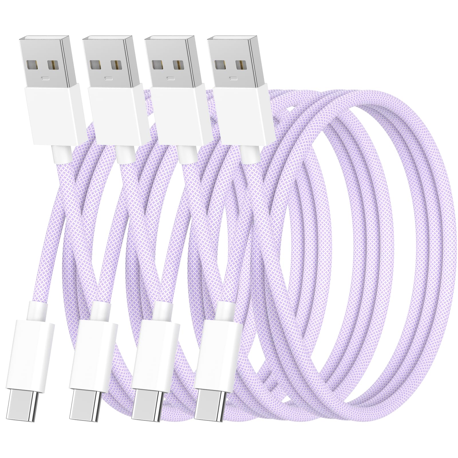 FUHAYA Car Carplay Cable Cord for iPhone 17 16, 4 Pack 3.3FT [MFi Certified] USB to USB C Cable iPhone 17 16 Carplay Charger Cord for iPhone 17/17 Pro