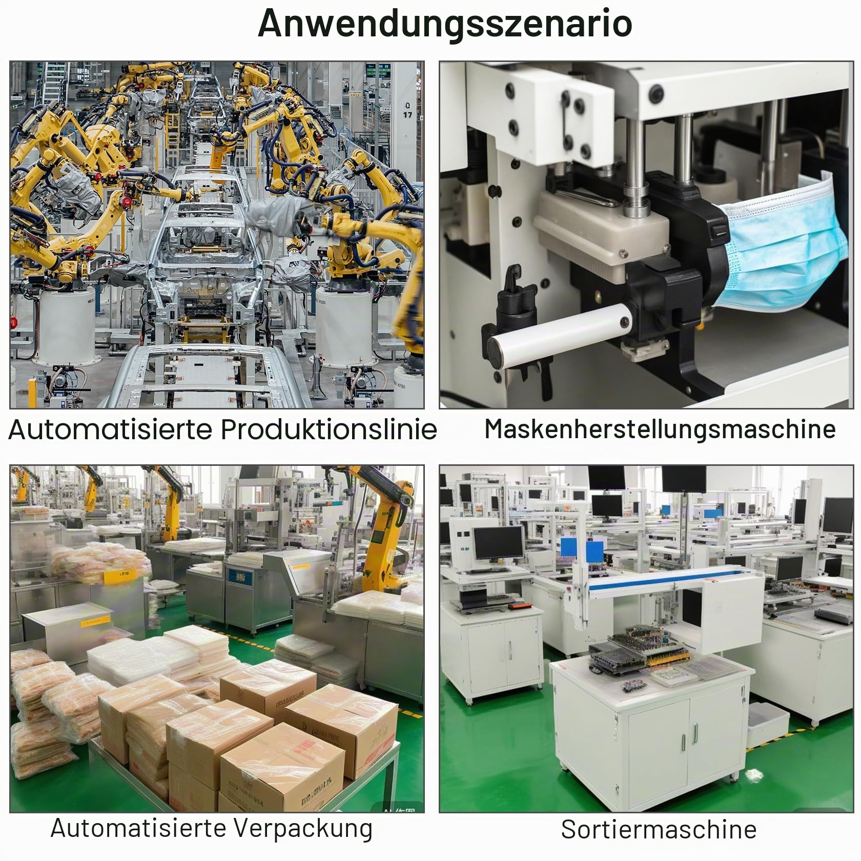 Heschen Pneumatischer Standard-Luftzylinder, SC 63-800, PT3/8-Anschluss, 63 mm Bohrung, 800 mm Hub, doppelt wirkend