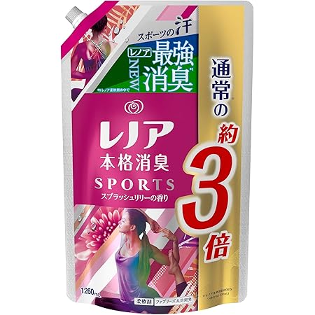 Amazon レノア 本格消臭 柔軟剤 スポーツ スプラッシュリリー 本体 530ml レノア ドラッグストア
