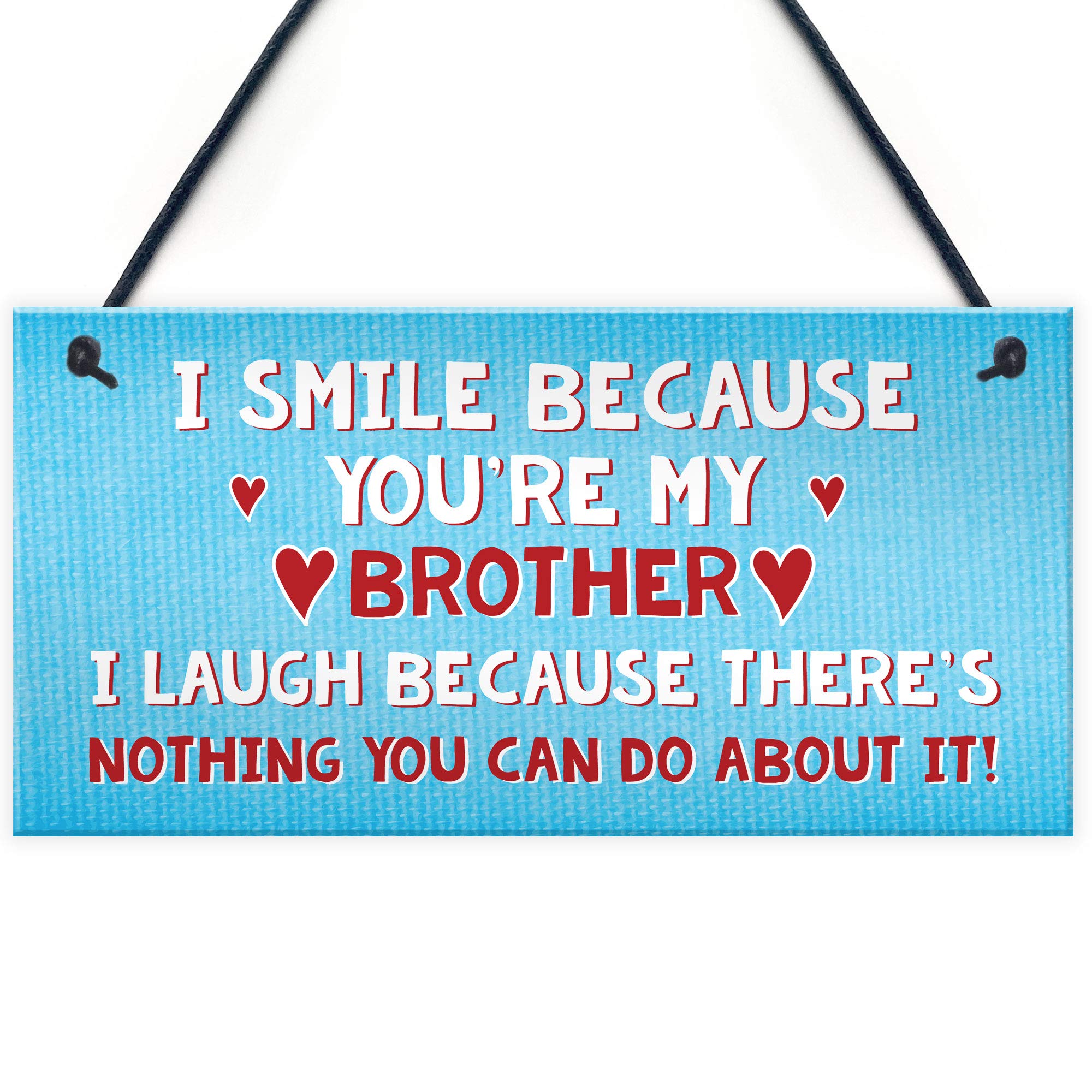 Red Ocean Smile Laugh Brother Novelty Best Brother Birthday Gift Funny Brothers Gifts
