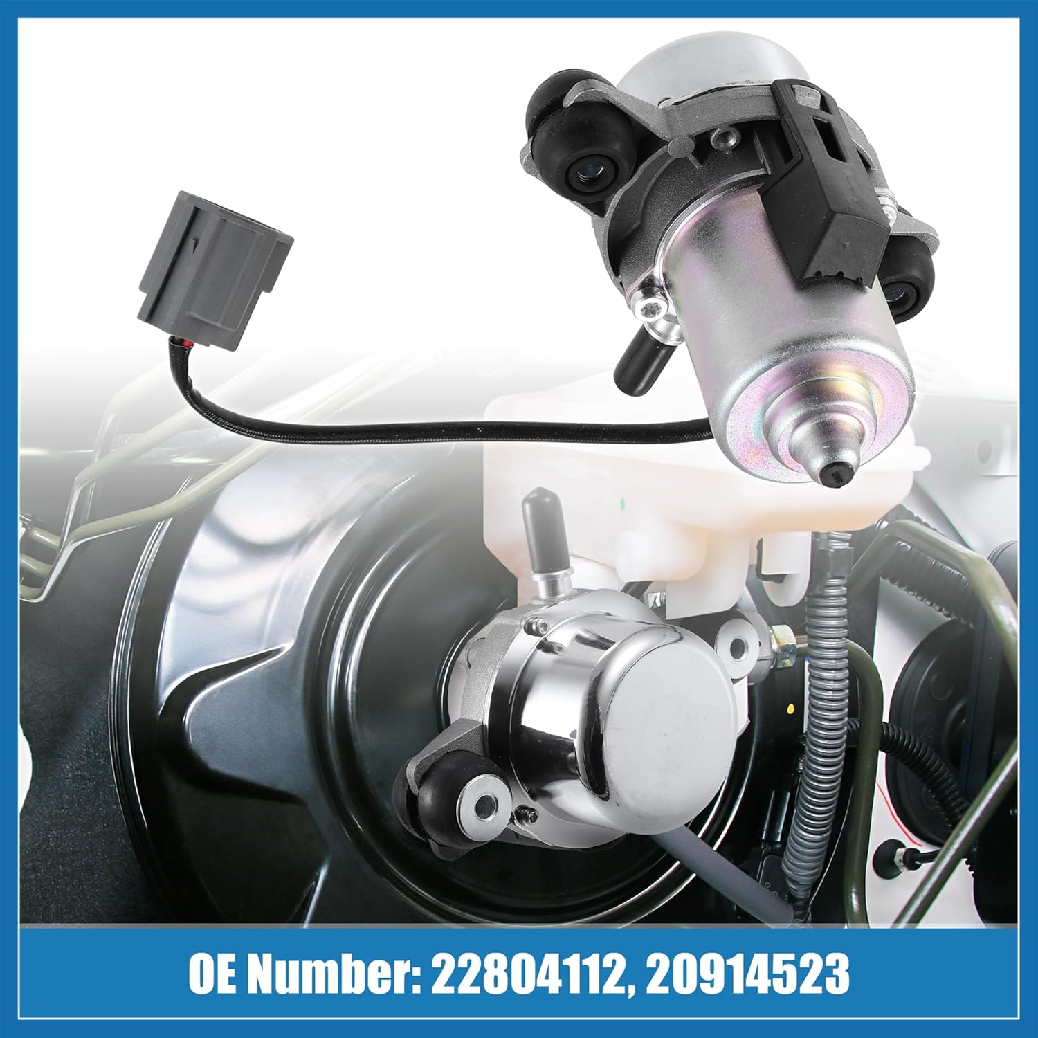 Brake Vacuum Pump for Chevrolet Cruze Impala Malibu for Cadillac CTS XTS for Buick for Volvo C30 S40 XC90 Brake Booster Auxiliary Pump Assembly 20804130 20939309 Item Replacement