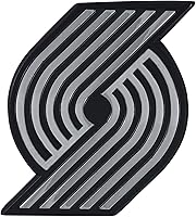 Vista 2 de FANMATS 14890 Portland Trail Blazers 3D Chrome Metal Auto Emblema