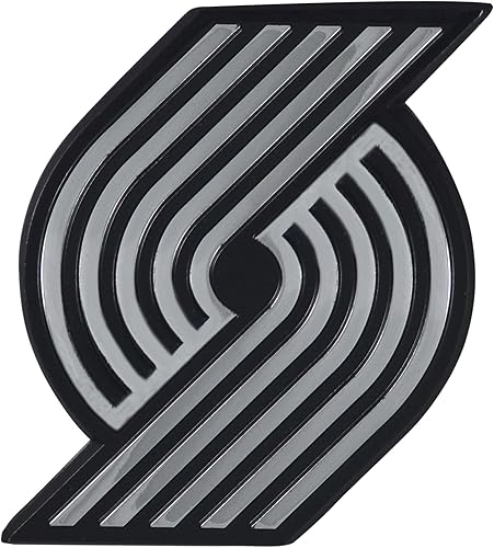 Miniatura 2 de FANMATS 14890 Portland Trail Blazers 3D Chrome Metal Auto Emblema