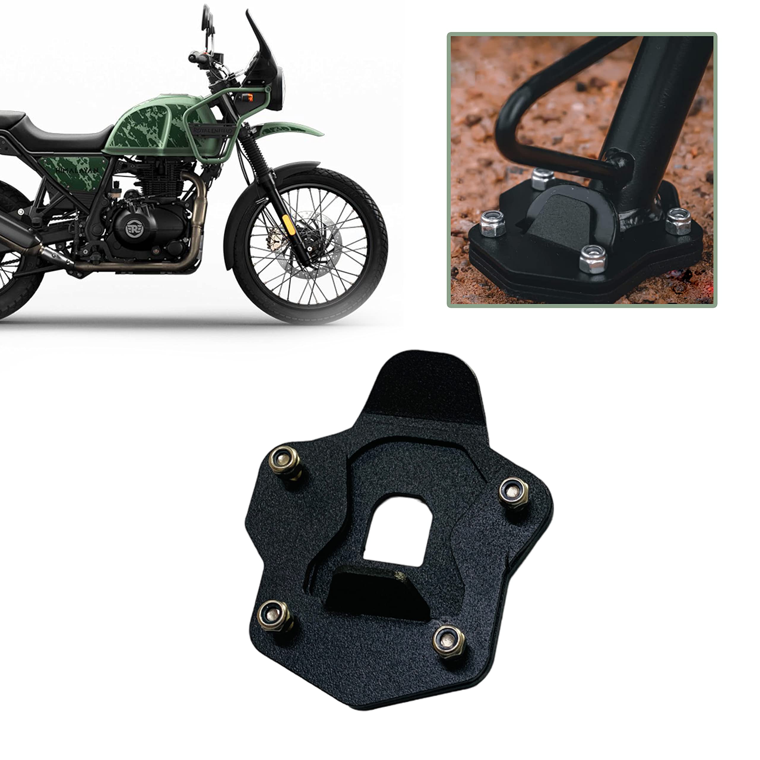 L3 Modz Himalayan 411 Side Stand Extender Side Stand Shoe Suitable for Himalayan 411 BS4 / BS6-picture-27