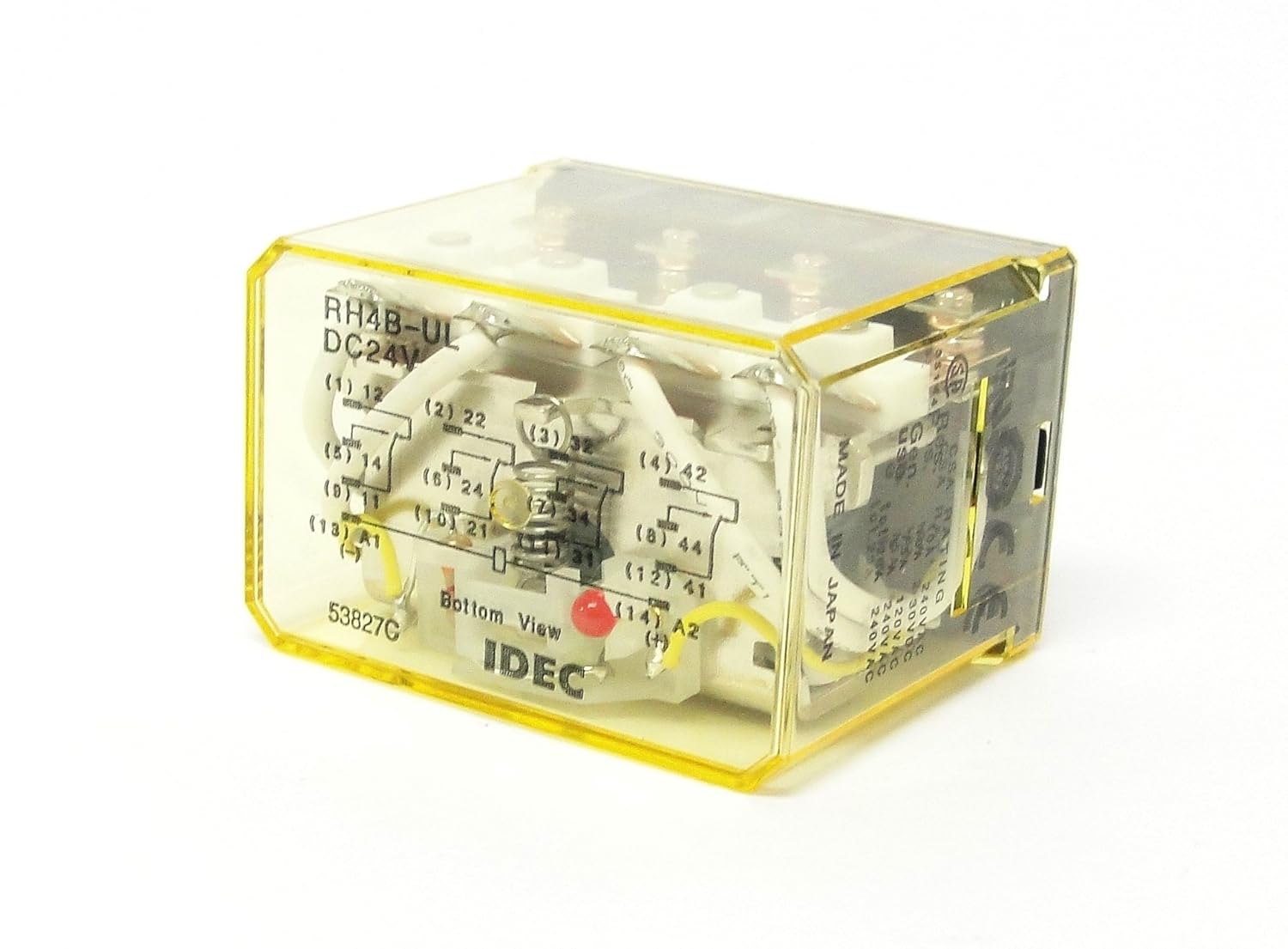 (LOT of 10) IDEC Relay RH4B-ULDC24V 50/60Hz Compact Power Relay