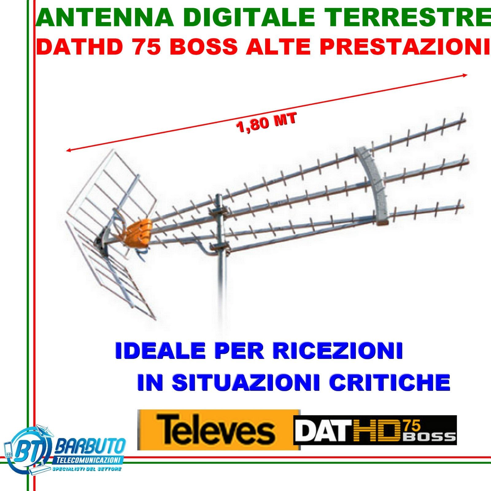 LTE Antenne mit Filter UHF 45 Elemente HYDRA45LTE LTE Antenne mit Filter UHF 45 Elemente HYDRA45LTE